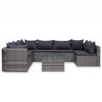 Set mobilier de gradina cu perne