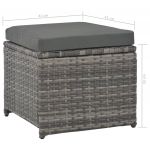 Set mobilier de exterior cu perne
