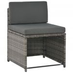 Set mobilier de exterior cu perne