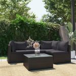 Set mobilier de gradina cu perne