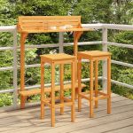 Set mobilier bar de balcon