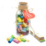 Borcan handmade personalizat,100 motive - Te iubesc, flori parfumate