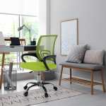 Scaun de birou, verde/negru, DEX 2 NEW