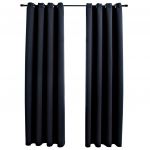Draperii opace cu inele metalice