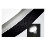 Fata de perna satin pentru ten si par, dreptunghiulara, fermoar, gri, 50 x 70 cm