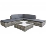 Set mobilier de gradina cu perne