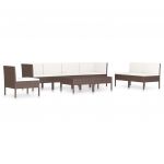 Set mobilier de gradina cu perne