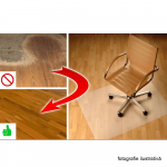 Protectie podea sub scaun, transparent, 120x90 cm, 1,8 mm, ELLIE NEW TIP 10