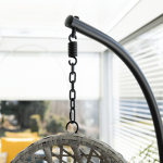 Scaun suspendat, gri / negru / maro, NEUL