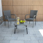Scaun de gradina, gri, VIPANA NEW