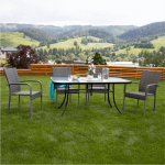 Scaun de gradina, gri, VIPANA NEW