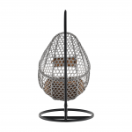 Scaun suspendat, gri / negru / maro, NEUL