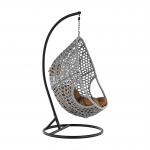 Scaun suspendat, gri / negru / maro, NEUL