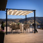 Pergola cu acoperis glisant, aluminiu, PEPY BASIC