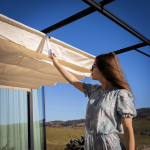 Pergola cu acoperis glisant, aluminiu, PEPY BASIC