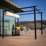 Pergola cu acoperis glisant, aluminiu, PEPY BASIC