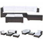 Set mobilier de gradina cu perne