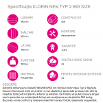 Scaun suspendabil balansoar, gri maro TAUPE, KLORIN NEW TYP 2 BIG SIZE