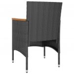 Set cu scaun de gradina si taburet