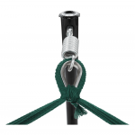Scaun balansoar suspendabil, verde inchis / maro, BASKO