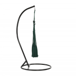 Scaun balansoar suspendabil, verde inchis / maro, BASKO