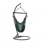 Scaun balansoar suspendabil, verde inchis / maro, BASKO