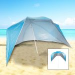 HI Umbrela de plaja cu pereti laterali UV50 + 240x233 cm,