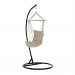 Scaun balansoar suspendabil, alb, PLATO NEW