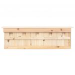 Casuta de vrabii cu 5 incaperi, 68 x 15 x 21 cm, lemn de brad