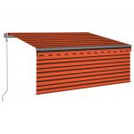 Copertina automat stor senzor vant LED portocaliu&maro 3
