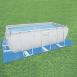 Bestway Protectii podea piscina, 8 buc., albastru, 58220