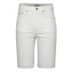 Pantaloni scurti de denim cu margini nefinisate