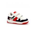 Pantofi sport cu inchidere velcro si insertii din piele intoarsa