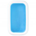 Bestway Piscina gonflabila, albastru/alb, 262x175x51 cm dreptunghiular