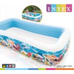 Intex Piscina Center Family Pool, 305x183x56 cm, design marin