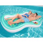 Bestway Saltea piscina Double Designer Lounge, 224x174 cm