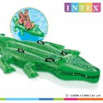 Intex Jucarie de piscina crocodil gigant ride-on, 203x114 cm
