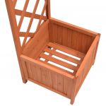Spalier arcada trandafiri cu ghivece 180 x 40 x 205 cm