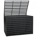 Lada de depozitare gradina, antracit, 150 x 100 x 100 cm, aluminiu
