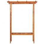 Pergola gradina cu banca