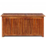Lada de depozitare gradina, 117 x 50 x 58 cm, lemn masiv de acacia