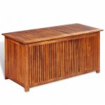 Lada de depozitare gradina, 117 x 50 x 58 cm, lemn masiv de acacia