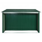 Sopron de gradina cu usi glisante, 329,5 x 312 x 178 cm, otel