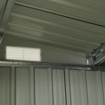 Sopron de gradina cu usi glisante, 329,5 x 205 x 178 cm, otel