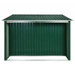 Sopron de gradina cu usi glisante, 329,5 x 205 x 178 cm, otel