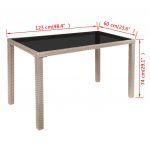 Set mobilier de exterior cu perne