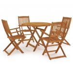 Set mobilier de exterior pliabil