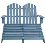 Scaun gradina Adirondack 2 locuri & otoman
