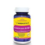 Cordyceps 10/30/1 Ciuperca Tibetana Forte - Herbagetica 60 capsule