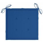 Perne scaun de gradina, 4 buc., 40x40x3 cm, textil